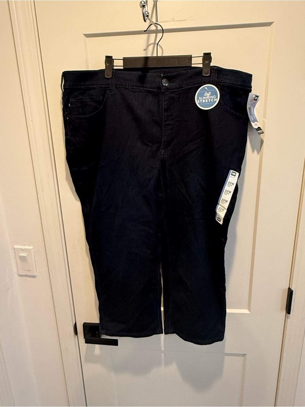 Lee Easy Fit Dark Navy Capri Jeans